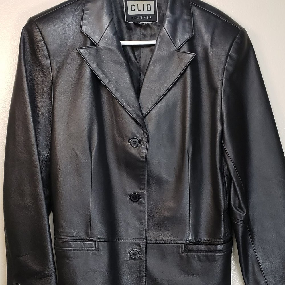 Clio leather jacket